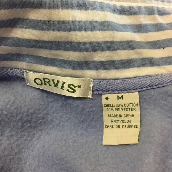 Soft Blue Orvis Jacket - Picture 3 of 3
